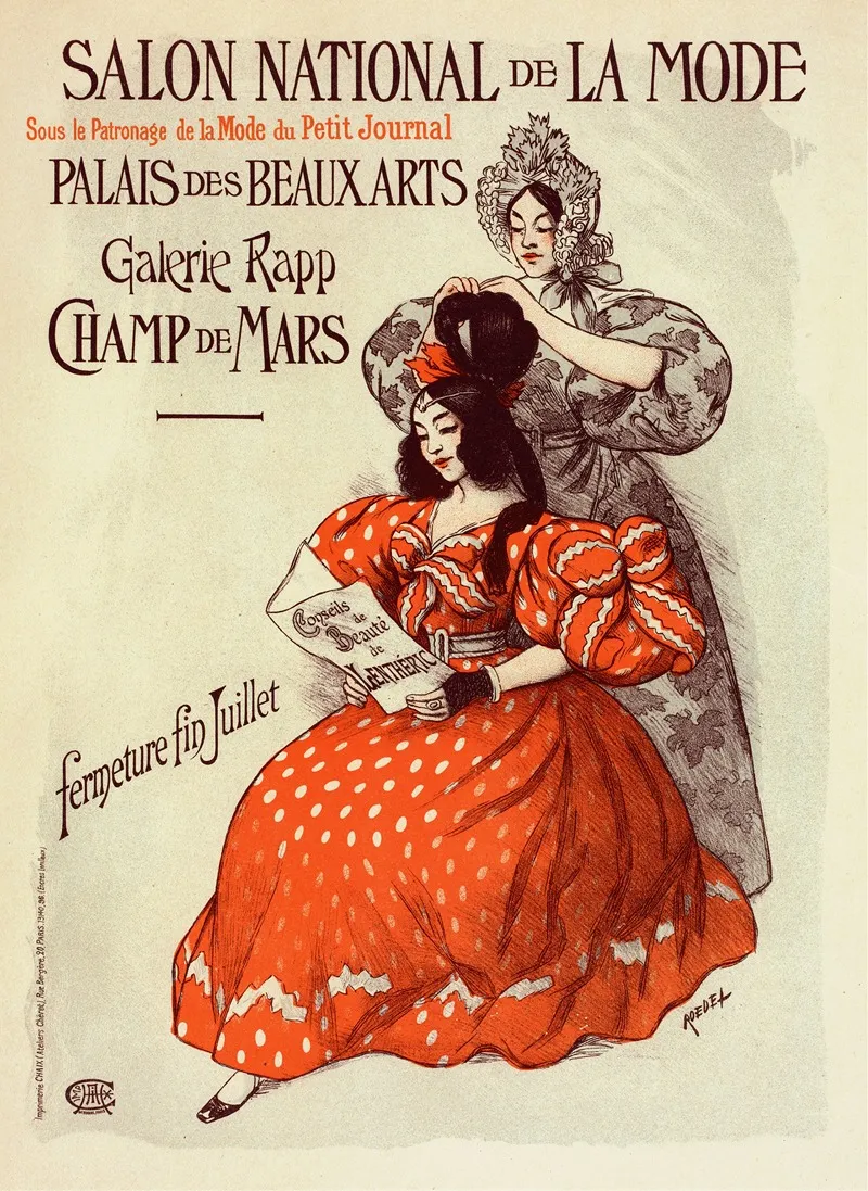Salon De La Mode Wall Art by Anonymous - High-Resolution Digital Print