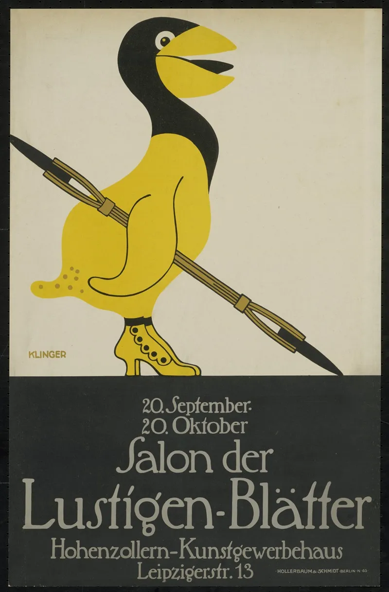 Salon Der Lustigen Blatter Wall Art by Julius Klinger - High-Resolution Digital Print