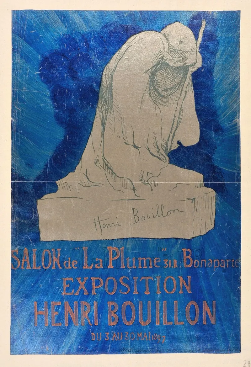 Salon Des Cent 14 Wall Art by Henri Théophile Bouillon - High-Resolution Digital Print