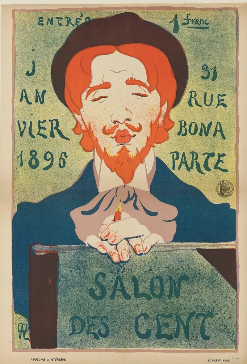 Salon Des Cent 31 Rue Bonaparte Janvier 1896