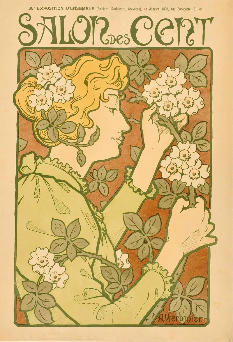 Salon Des Cent 7 Wall Art by Arsène Herbinier - High-Resolution Digital Print