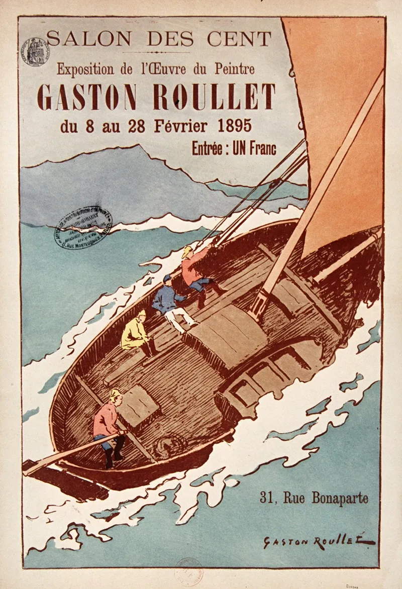 Salon Des Cent Exposition Gaston Roullet