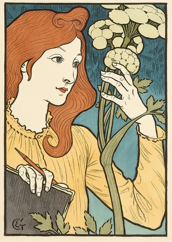 Salon Des Cent Wall Art by Eugène Grasset - High-Resolution Digital Print
