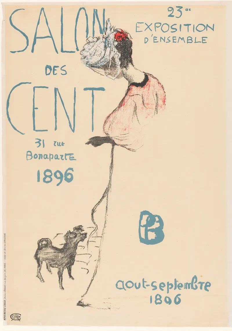 Salon Des Cents Wall Art by Pierre Bonnard - High-Resolution Digital Print