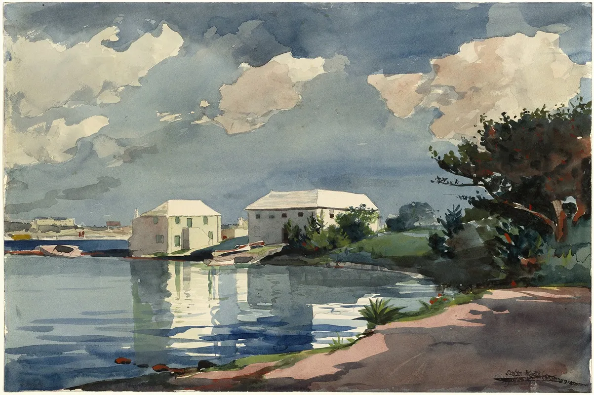 Salt Kettle Bermuda Wall Art by Winslow Homer - High-Resolution Digital Print