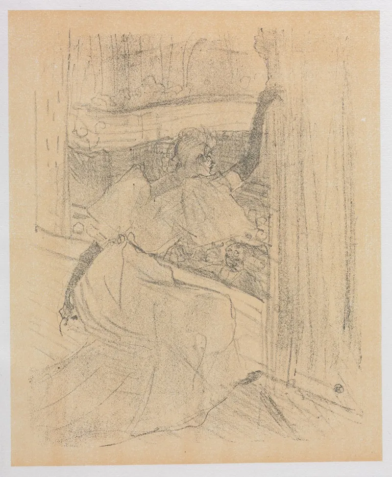 Saluant Le Public Wall Art by Henri de Toulouse-Lautrec - High-Resolution Digital Print