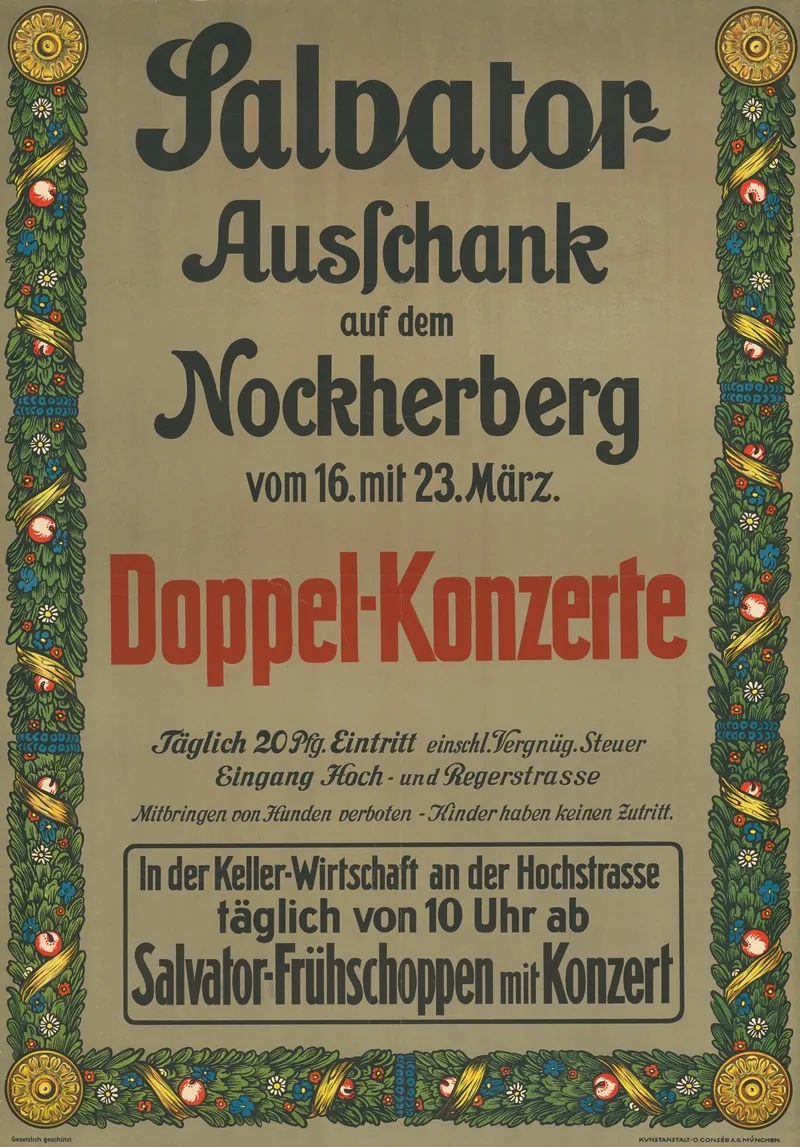Salvator Ausschank Auf Dem Nockherberg Fruhschoppen Mit Konzert
