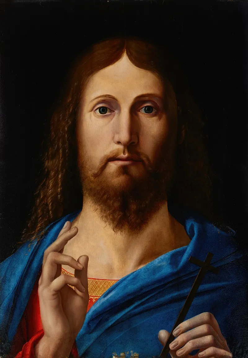 Salvator Mundi 10 Wall Art by Alvise Vivarini - High-Resolution Digital Print
