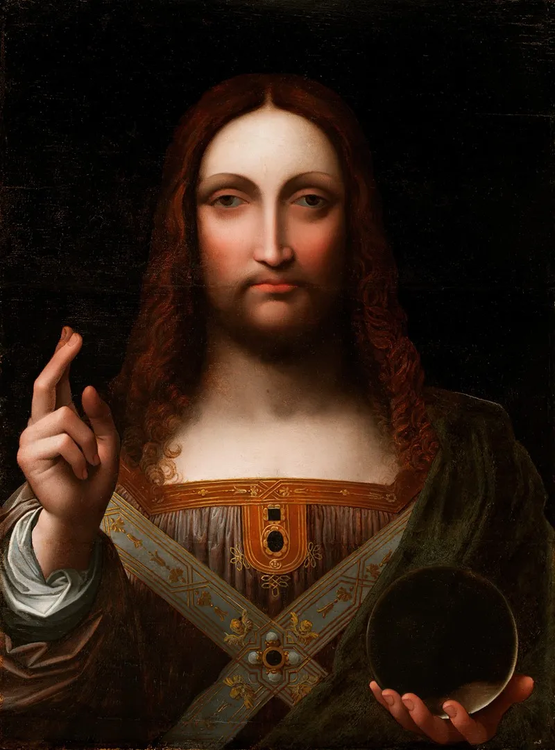 Salvator Mundi 4 Wall Art by Giampietrino (Giovanni Pietro Rizzoli) - High-Resolution Digital Print