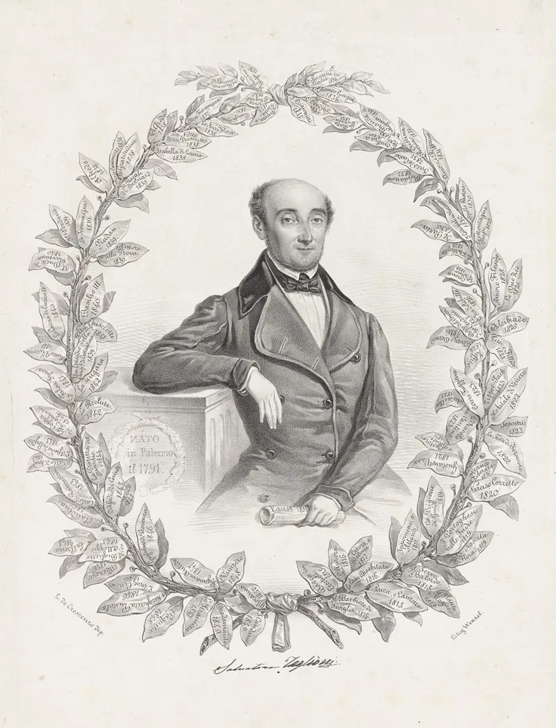 Salvatore Taglioni Wall Art by Luigi de Crescenzo - High-Resolution Digital Print