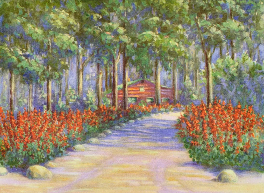 Salvia Wall Art by Lafayette F. Cargill - High-Resolution Digital Print