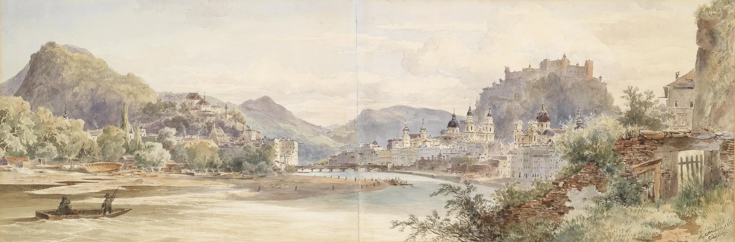 Salzburg Wall Art by Anton Altmann the younger - High-Resolution Digital Print