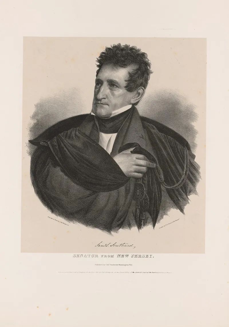 Sam L Southard Senator From New Jersey Wall Art by Charles Fenderich - High-Resolution Digital Print