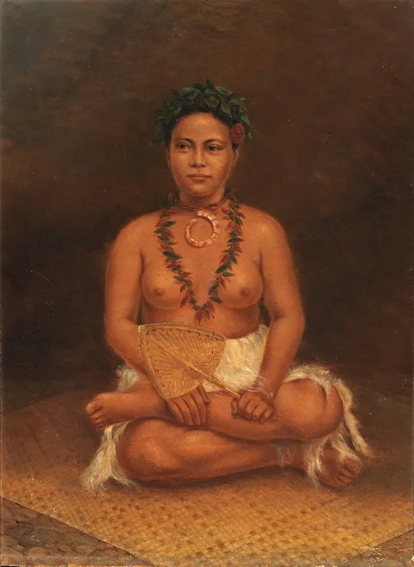 Samoan Woman 2 Wall Art by Antonio Zeno Shindler - High-Resolution Digital Print