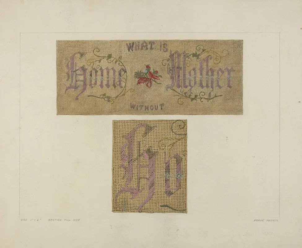 Sampler 29 Wall Art by Frank Maurer - High-Resolution Digital Print