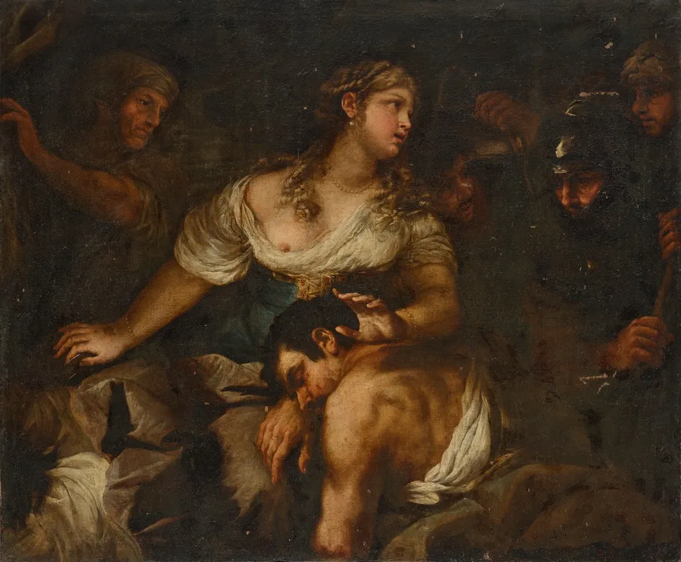 Samson And Delilah 19 Wall Art by Luca Giordano - High-Resolution Digital Print