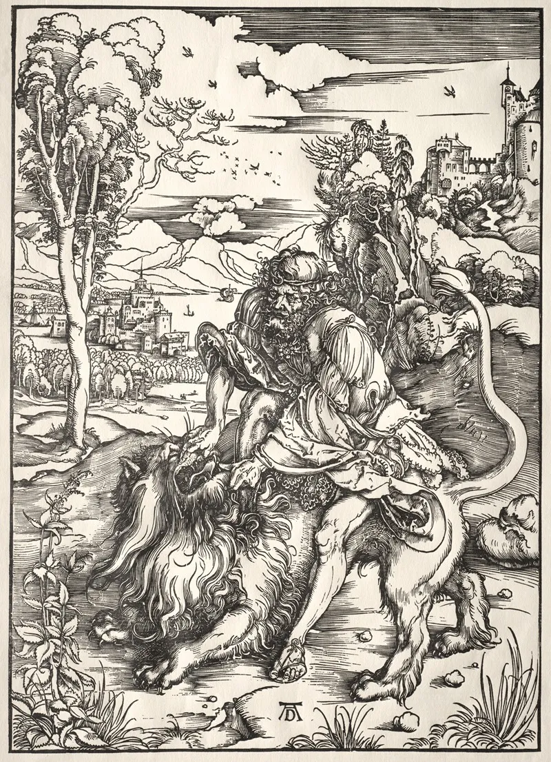 Samson And The Lion 5