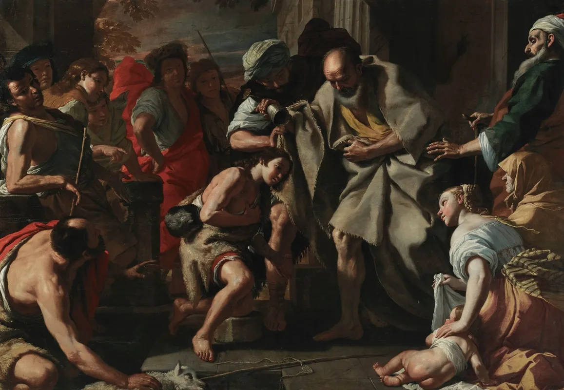 Samuel Anointing David 2 Wall Art by Mattia Preti - High-Resolution Digital Print