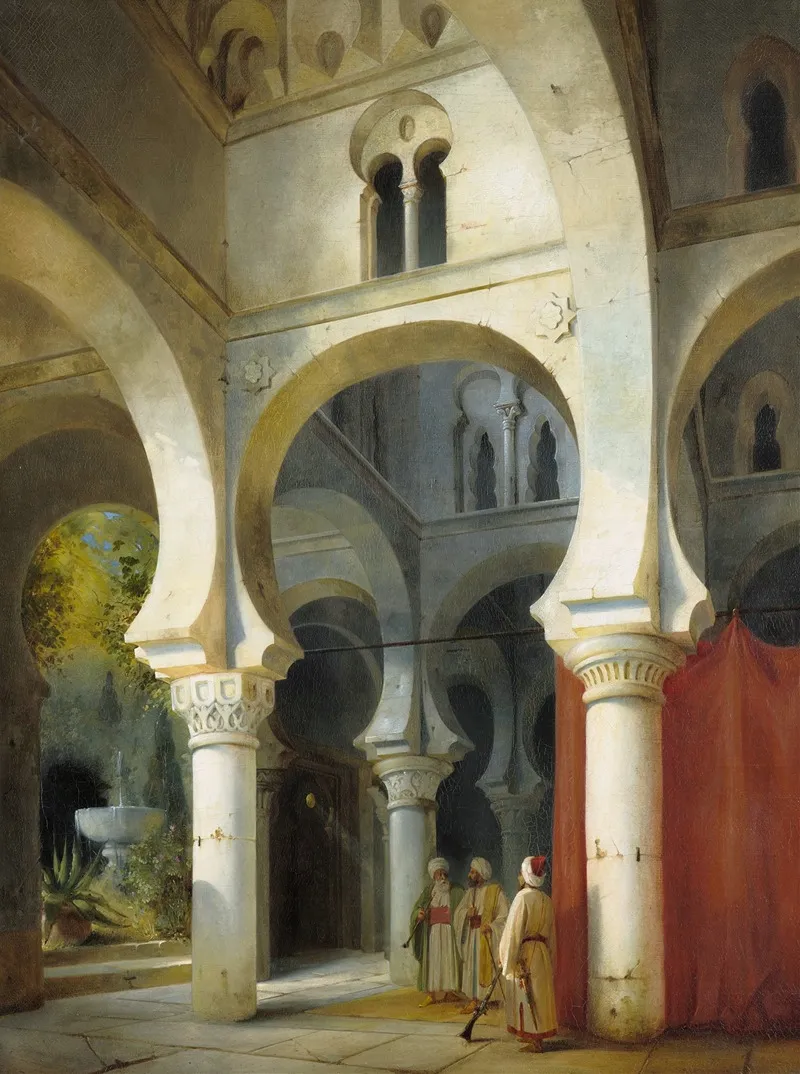 San Cristo De La Luz Former Mosque In Toledo Wall Art by Friedrich Gärtner - High-Resolution Digital Print