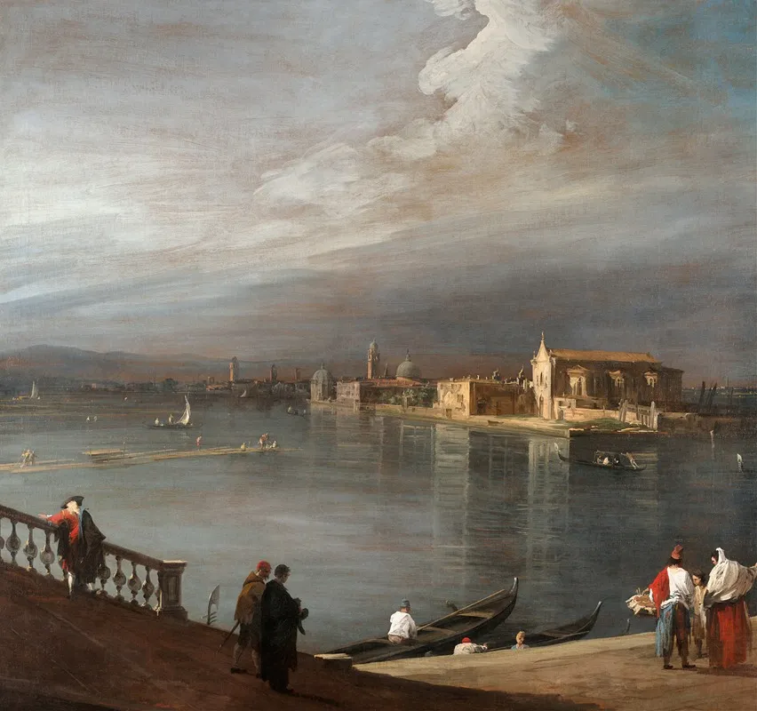 San Cristoforo San Michele And Murano From The Fondamenta Nuove Venice Wall Art by Canaletto - High-Resolution Digital Print