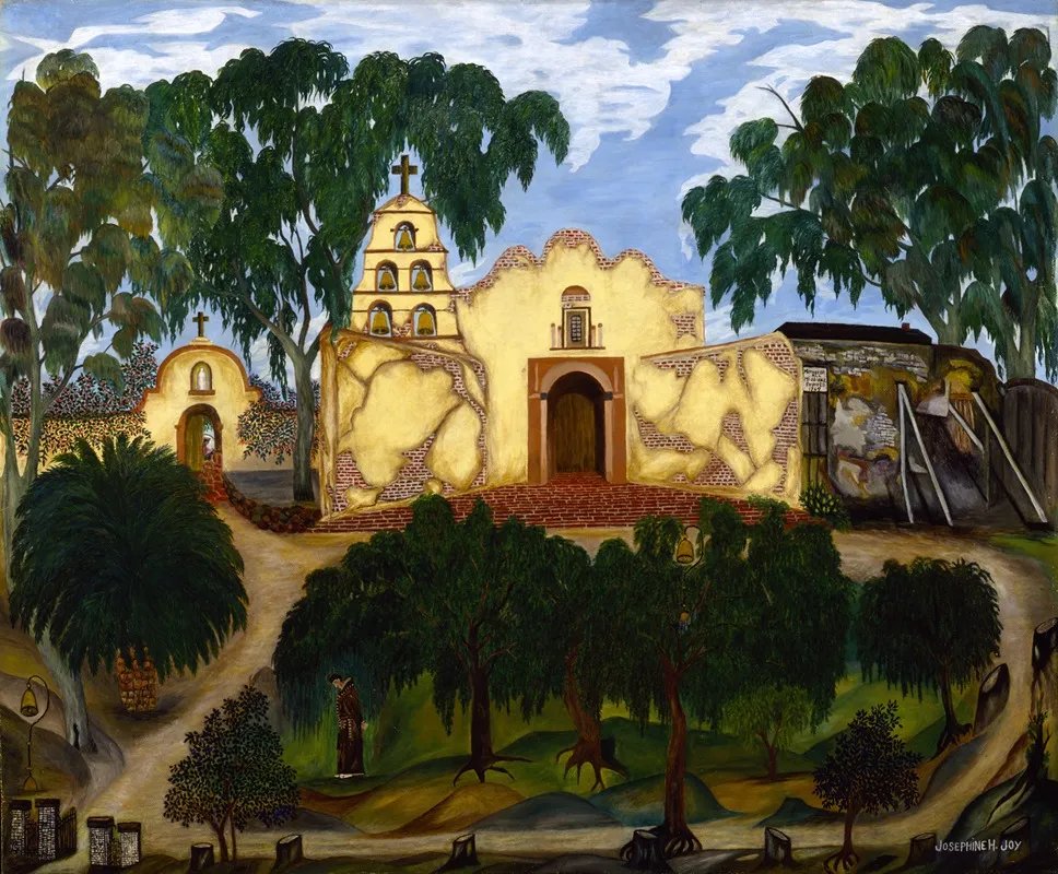 San Diego Mission Wall Art by Josephine Joy - High-Resolution Digital Print