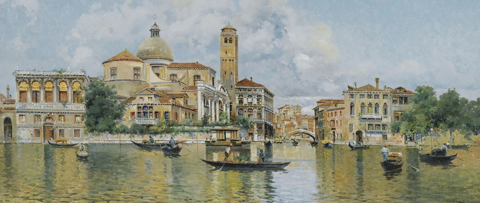 San Geremia And The Palazzo Labia From The Grand Canal