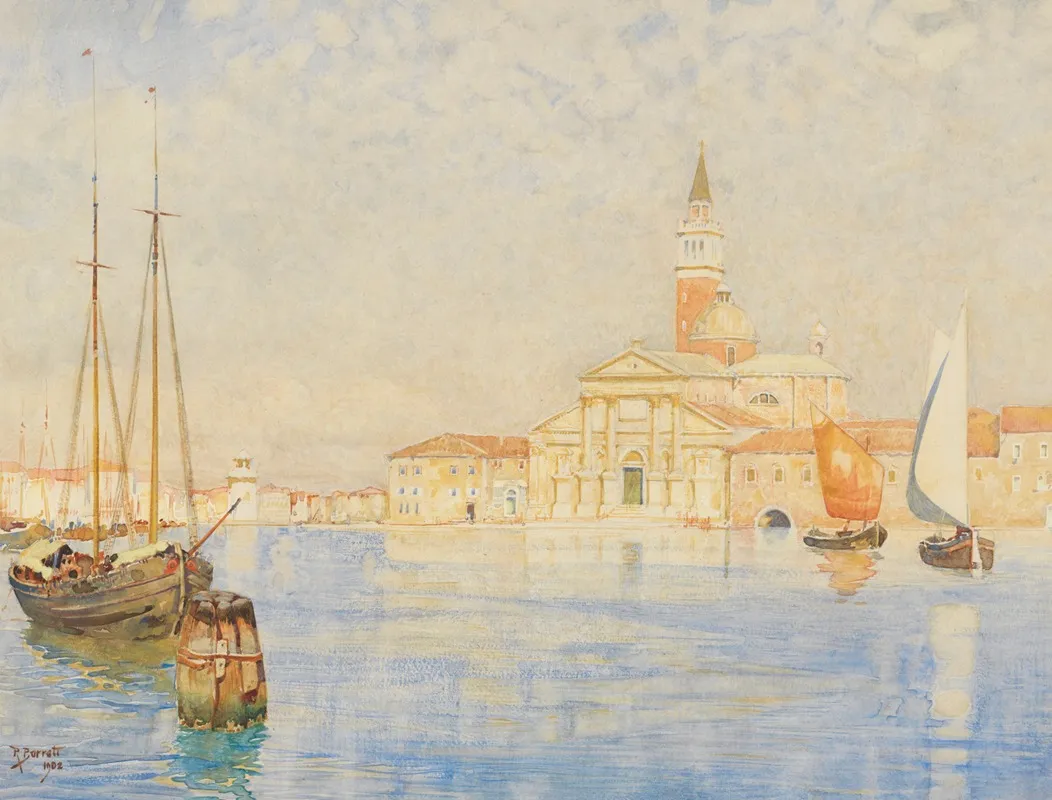 San Giorgio Maggiore Venice 4 Wall Art by Reginald Barratt - High-Resolution Digital Print