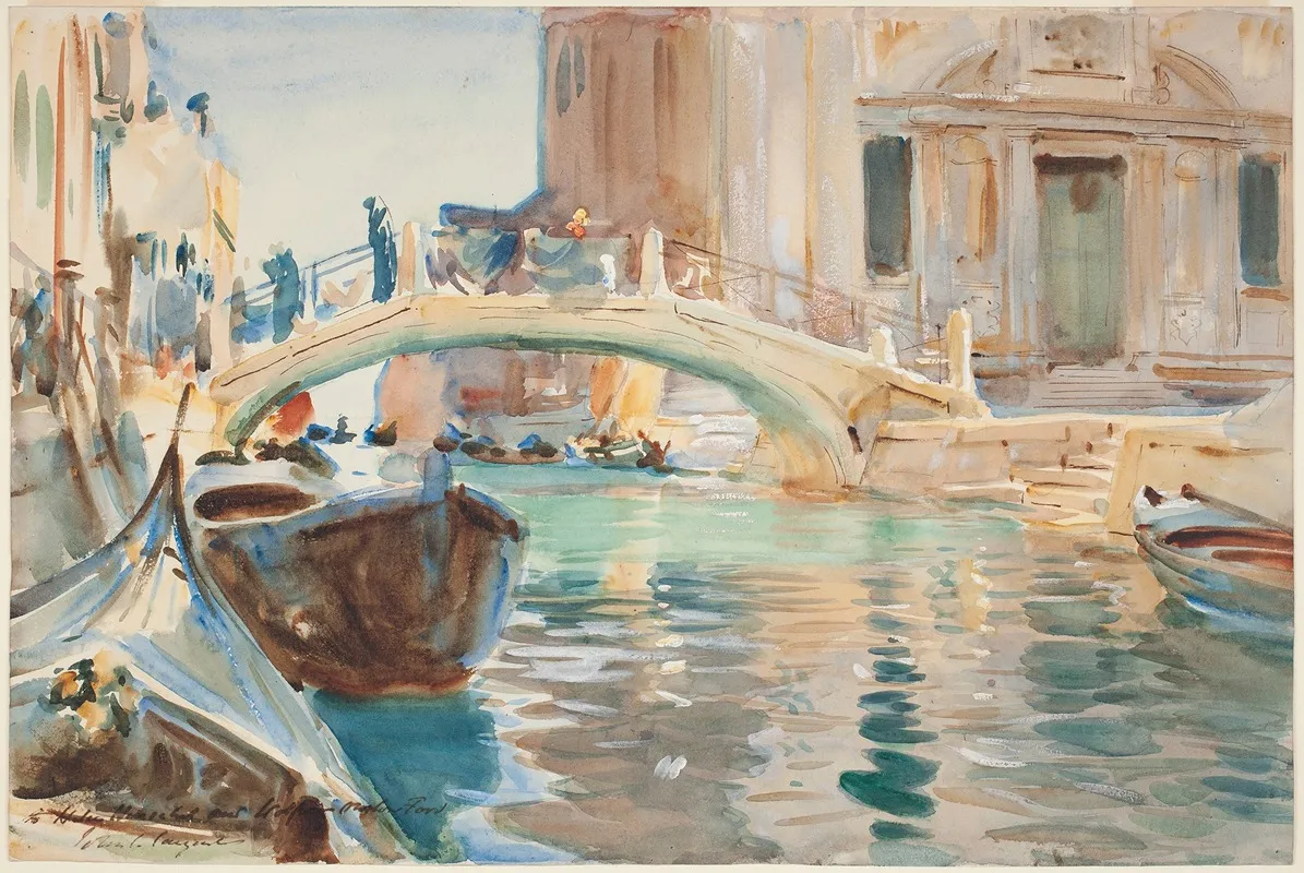 San Giuseppe Di Castello Venice Wall Art by John Singer Sargent - High-Resolution Digital Print