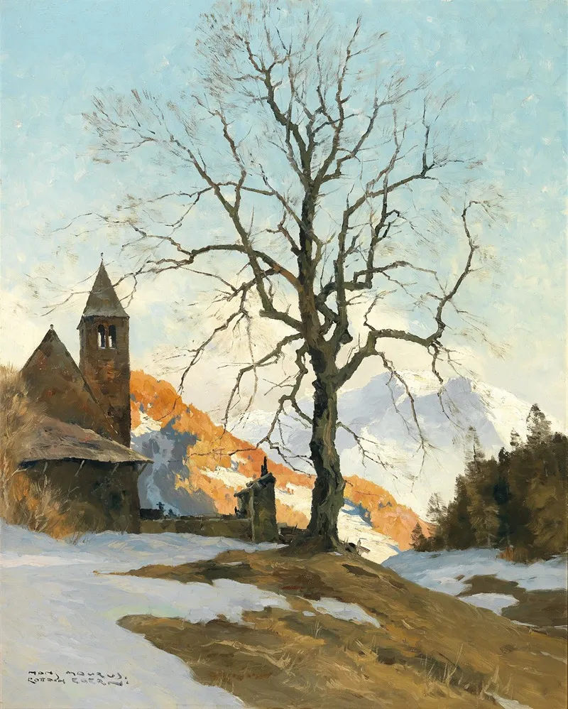 San Lugano Near Bolzano Wall Art by Hans Maurus - High-Resolution Digital Print