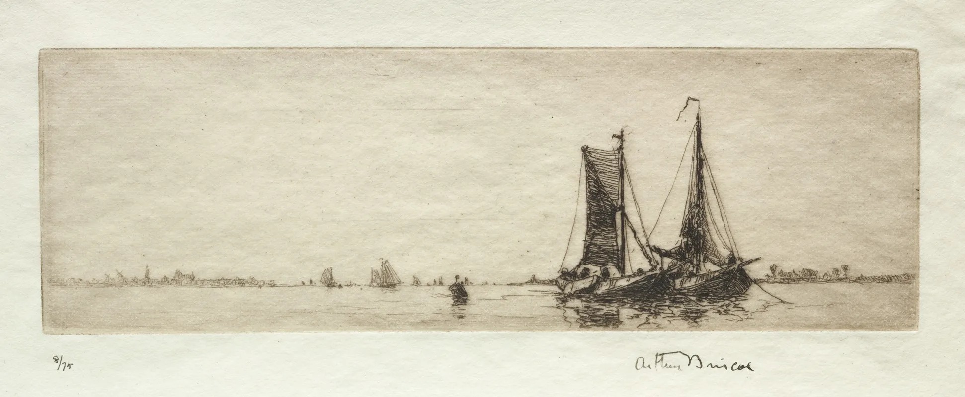 Sand Creek Veere Wall Art by Arthur John Trevor Briscoe - High-Resolution Digital Print