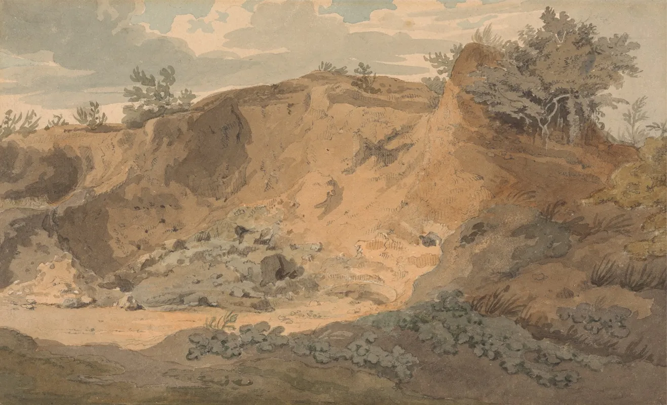Sand Pits Hunsdon Wall Art by Joseph Clarendon Smith - High-Resolution Digital Print