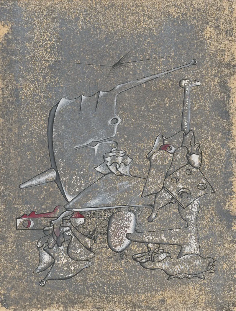 Sans Titre 61 Wall Art by Yves Tanguy - High-Resolution Digital Print