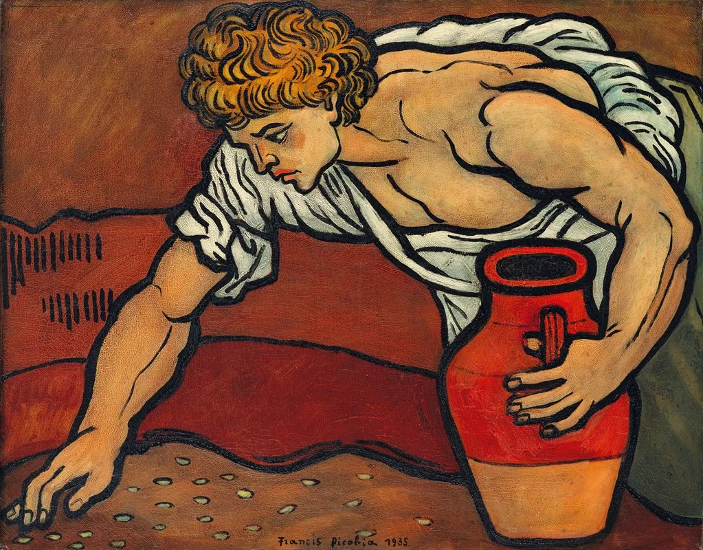 Sans Titre Garcon A La Cruche Wall Art by Francis Picabia - High-Resolution Digital Print