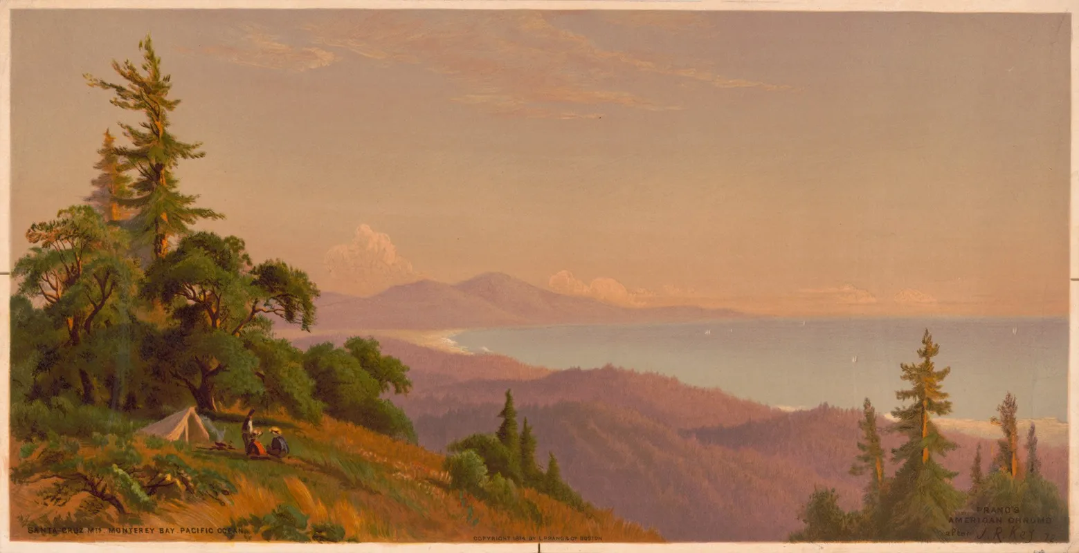 Santa Cruz Mountains Monterey Bay Pacific Ocean