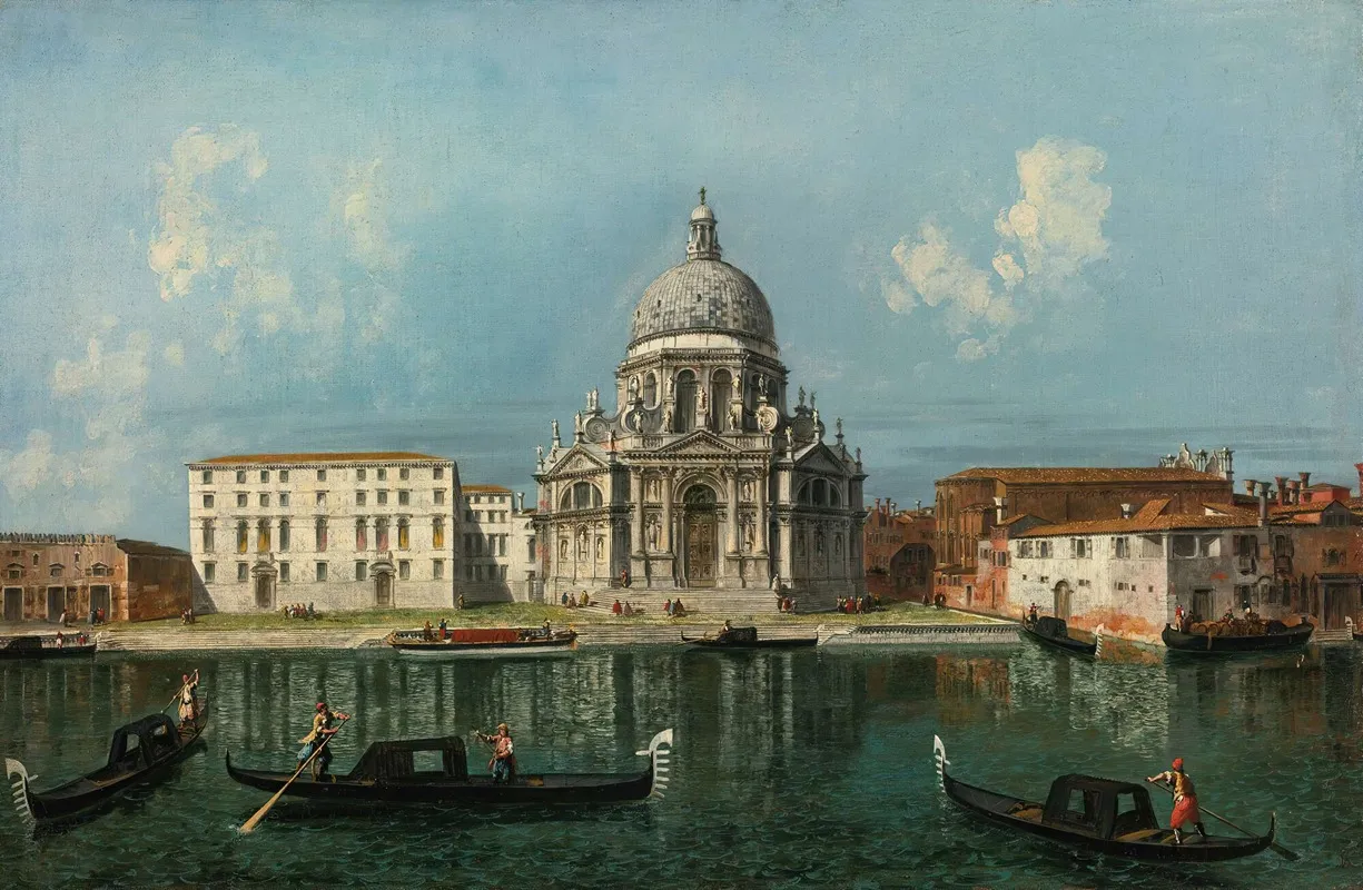 Santa Maria Della Salute Venice As Seen From The Grand Canal