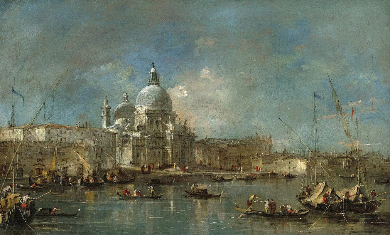 Santa Maria Della Salute Wall Art by Francesco Guardi - High-Resolution Digital Print