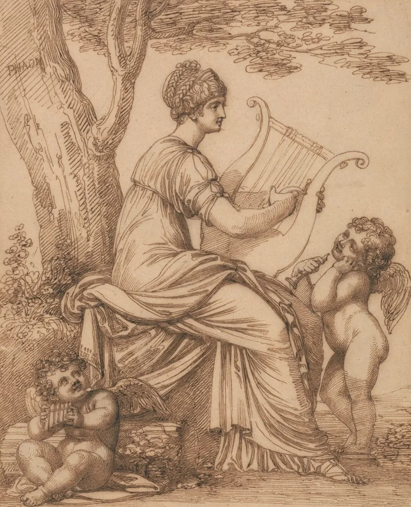 Sappho 12 Wall Art by Maria Cosway - High-Resolution Digital Print