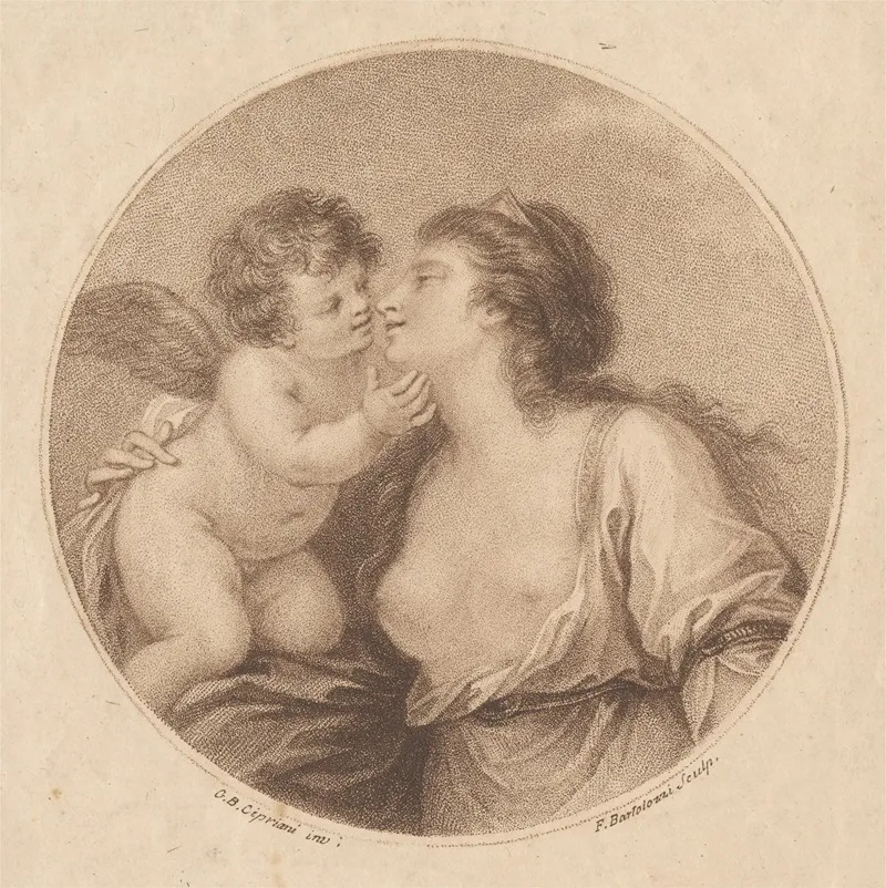 Sappho Embracing Love