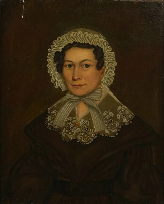 Sarah Selden Jewett Mather Mrs Joseph H Mather Wall Art by Obadiah Dickinson - High-Resolution Digital Print
