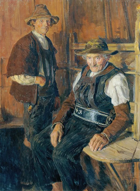 Sarntheiner Bauern Wall Art by Ferdinand Kruis - High-Resolution Digital Print