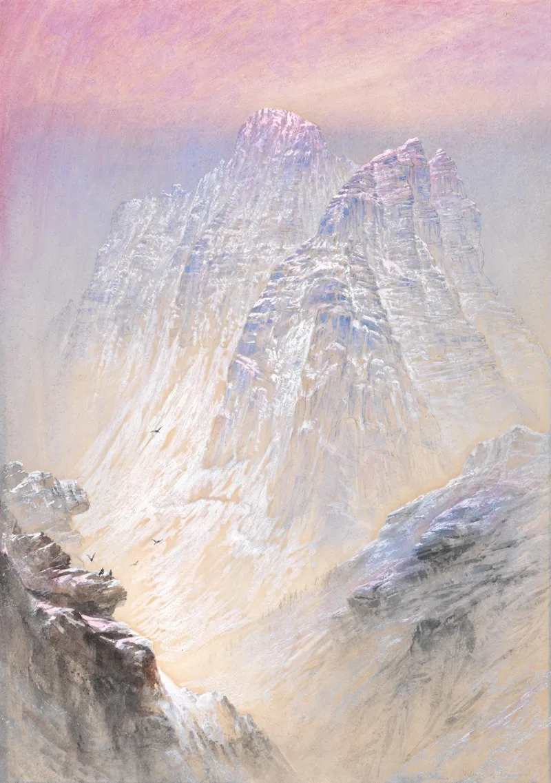 Sasso Di Pelmo As Seen From St Luzia Tyrol