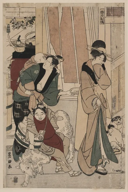 Satsuki Wall Art by Toyokuni Utagawa - High-Resolution Digital Print