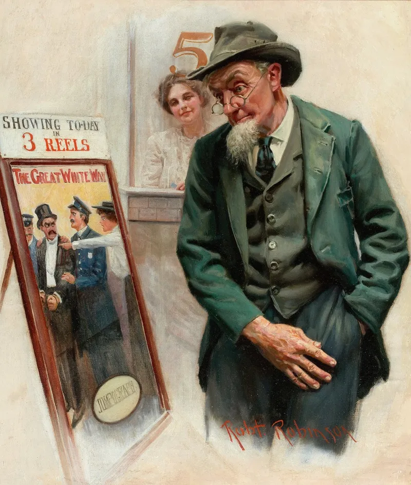 Saturday Evening Post Cover May 17 Wall Art by Robert Robinson - High-Resolution Digital Print