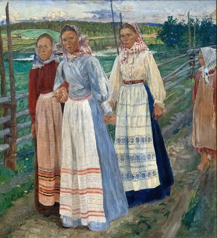 Saturday Evening Wall Art by Carl Wilhelmson - High-Resolution Digital Print