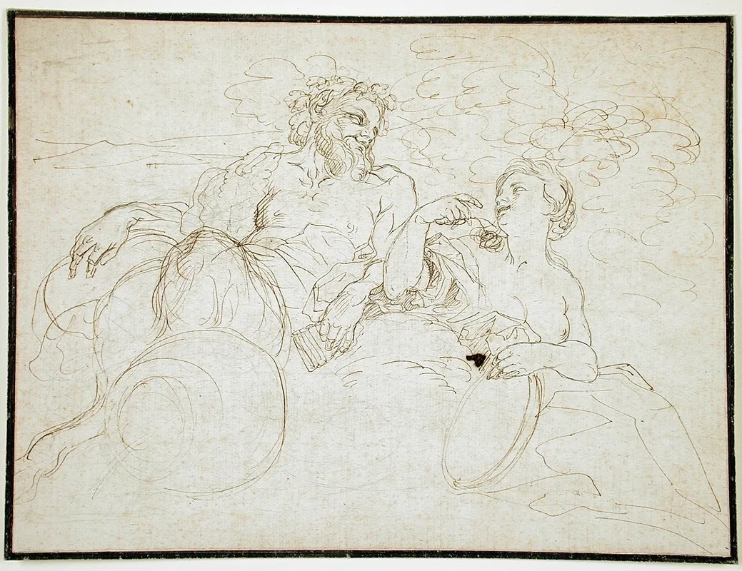 Satyr And Woman Wall Art by Carlo Cignani - High-Resolution Digital Print
