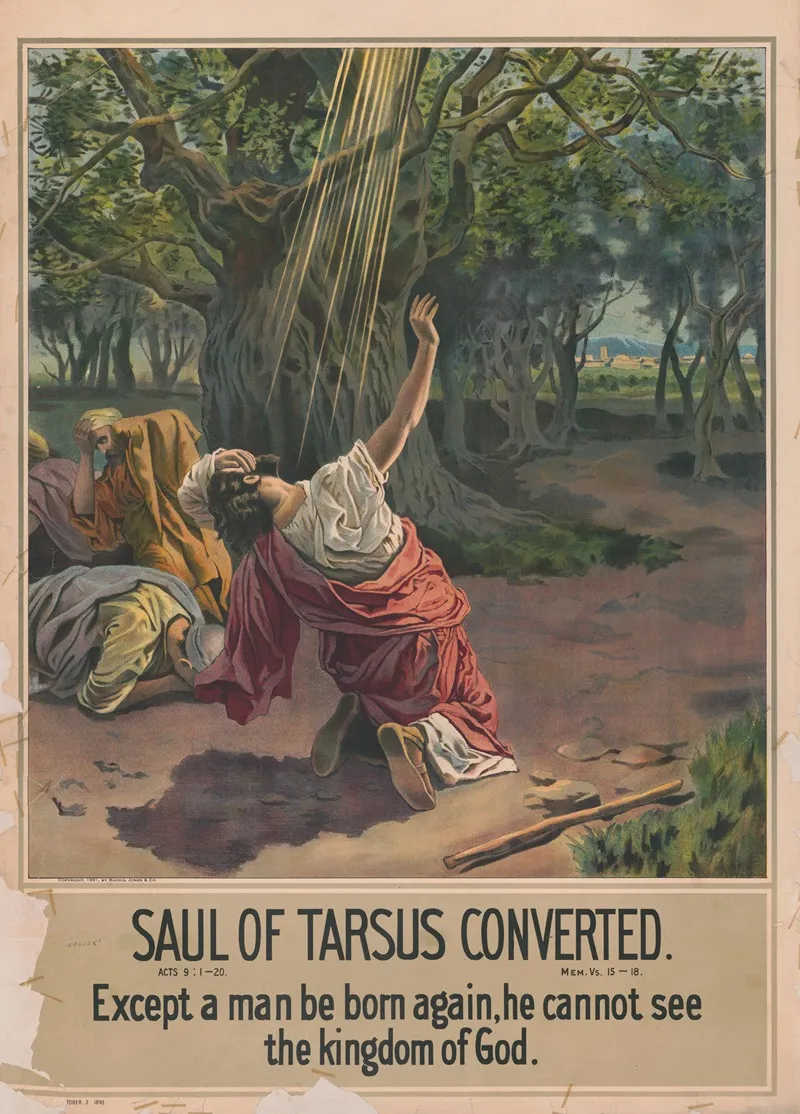 Saul Of Tarsus Converted 2 Wall Art by Harris, Jones & Co - High-Resolution Digital Print