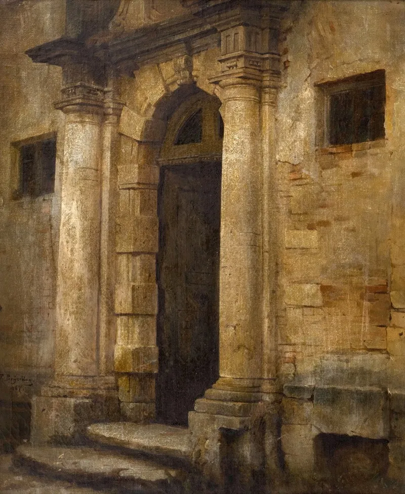 Saulenportal Wall Art by Robert Beyschlag - High-Resolution Digital Print