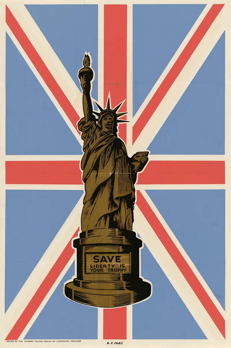 Save Liberty Is Your Trophy Wall Art by R. F. Faris - High-Resolution Digital Print