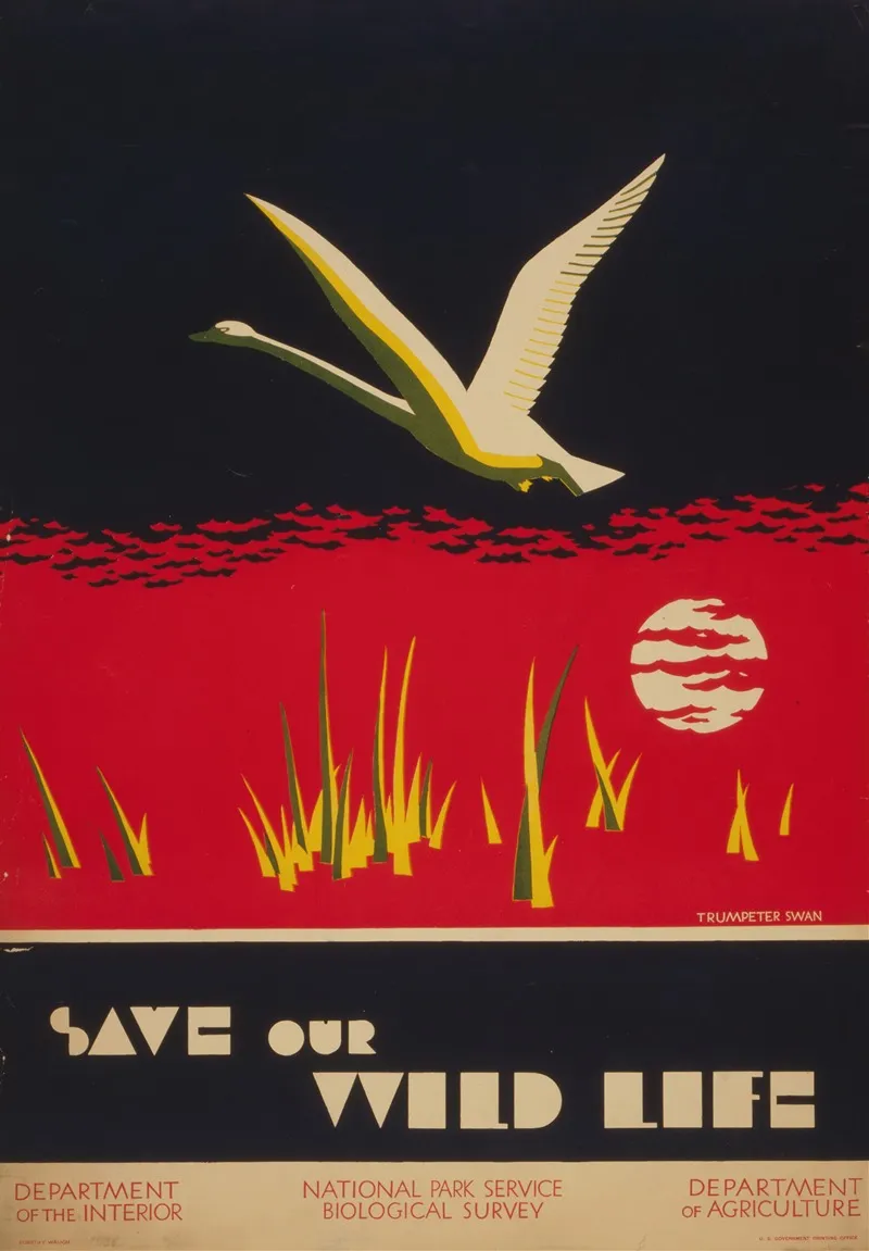 Save Our Wild Life Wall Art by Dorothy Waugh - High-Resolution Digital Print