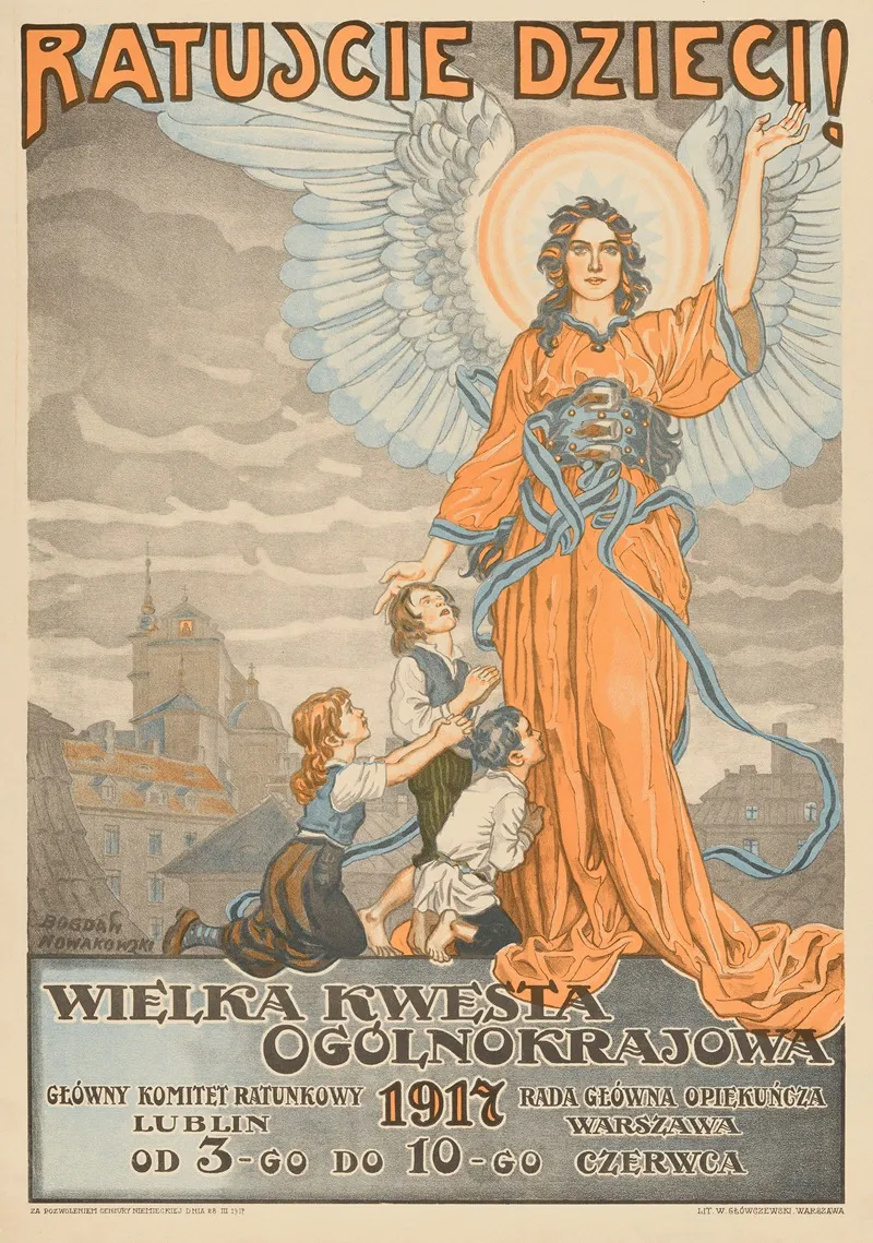 Save The Children Grand Nationwide Collection 1917 Wall Art by Bogdan Nowakowski - High-Resolution Digital Print